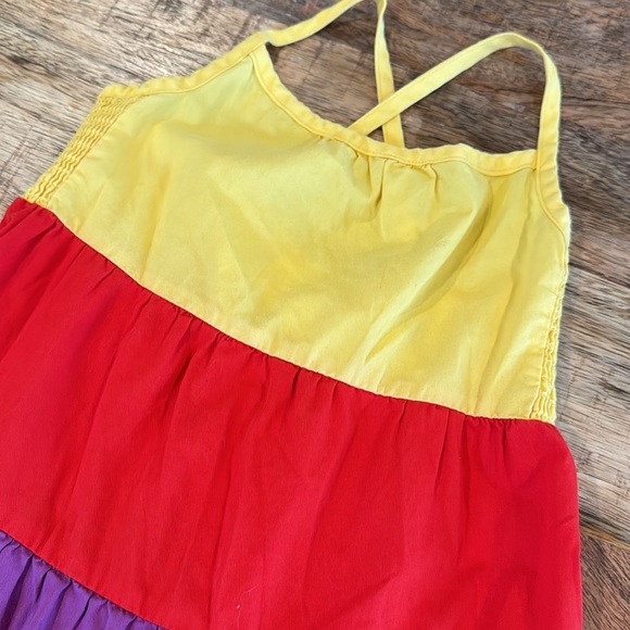 Hanna Andersson Rainbow Dress Size 5 - Picture 3 of 6